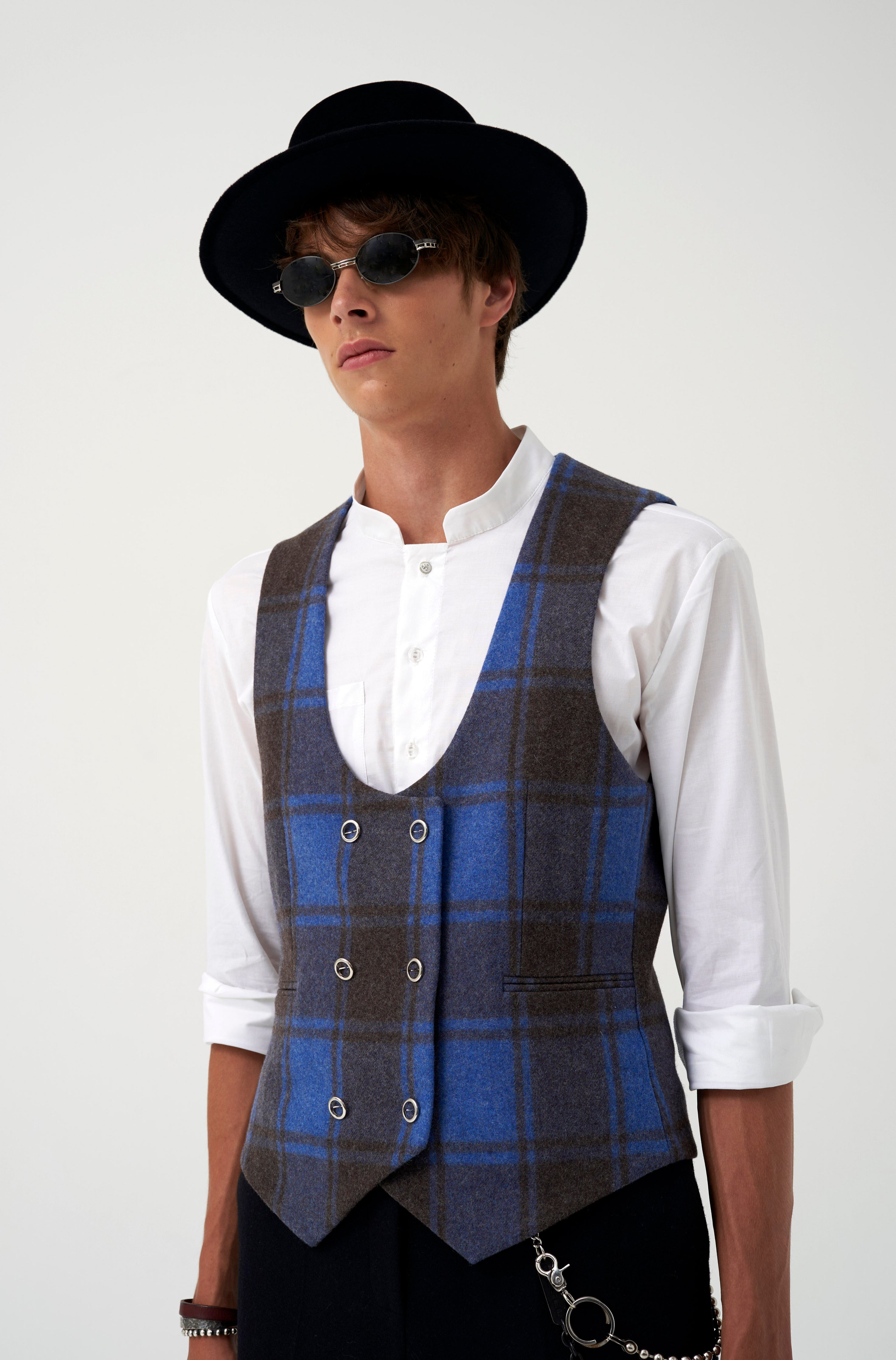 Unisex wool waistcoat