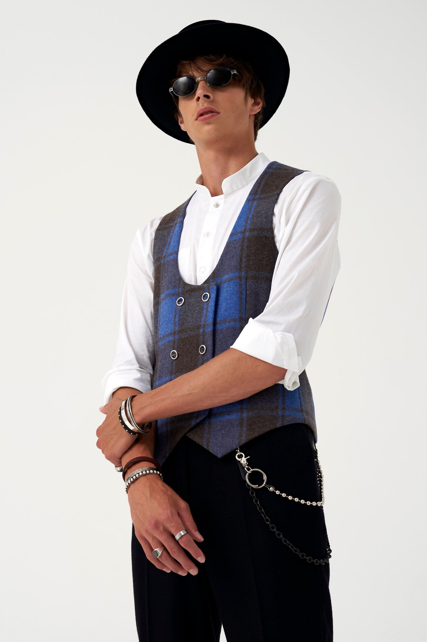 Unisex wool waistcoat