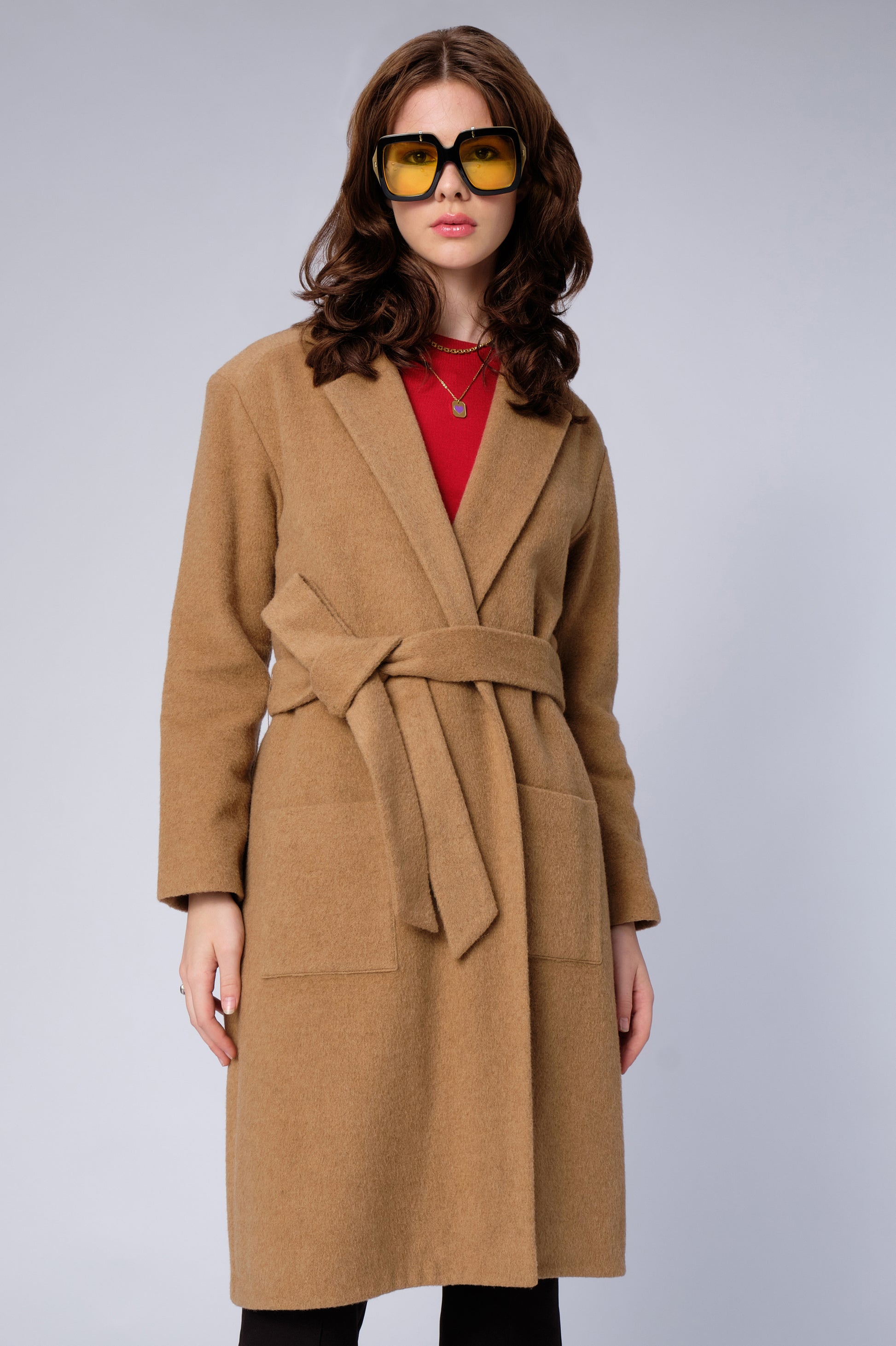 stillsveta beige wrap coat